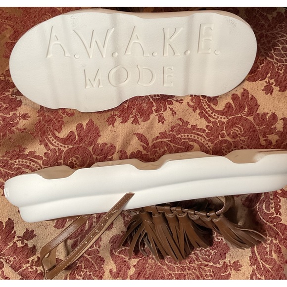 A.W.A.K.E MODE ~Asymmetric Delta Tassel Sandal (NWT) - Picture 13 of 16